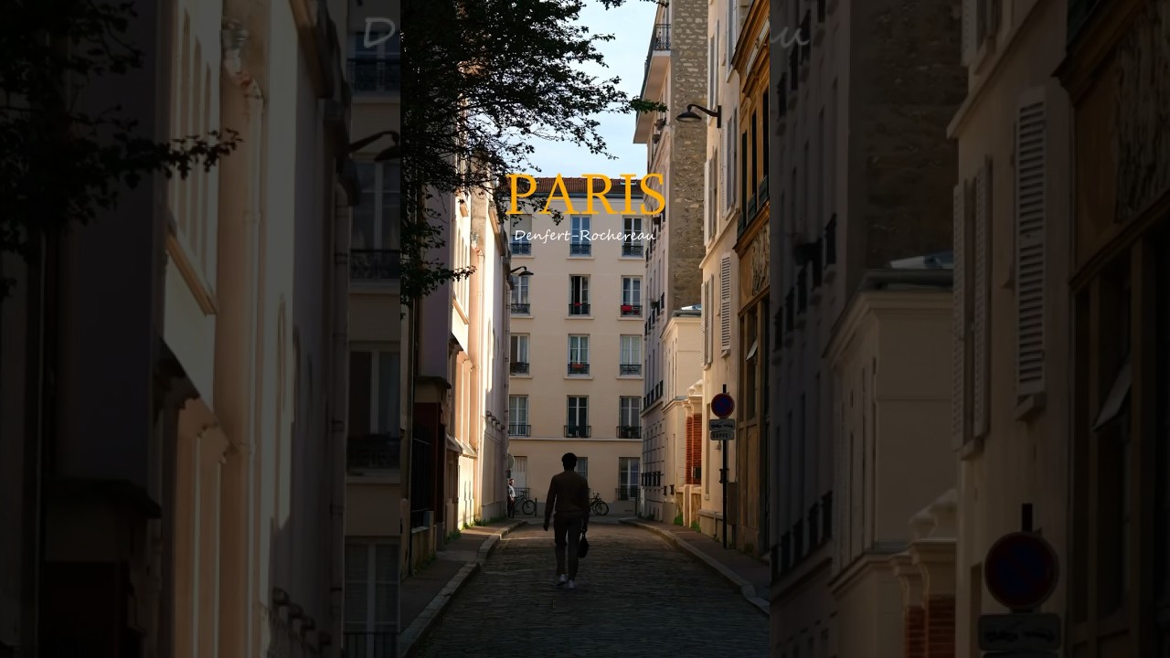 Paris, quartier de Denfert-Rochereau
