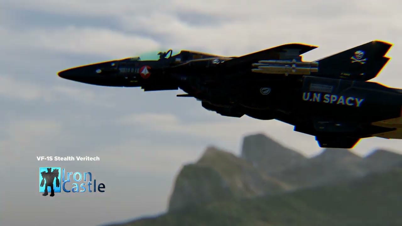 Истребитель-невидимка VF1-S Veritech Valkyrie #macross #robotech