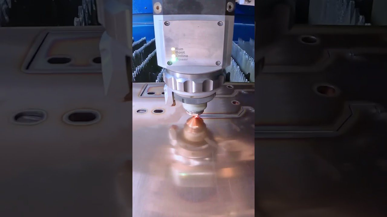 16x speed laser cutting .25” copper. 