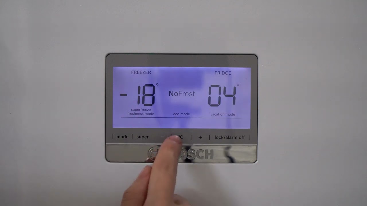 Bosch Kgn serisi Buzdolabı Ayarı Nasıl Yapılır? Bosch Buzdolabı Derece Ayarlama, Lock Kaldırma
