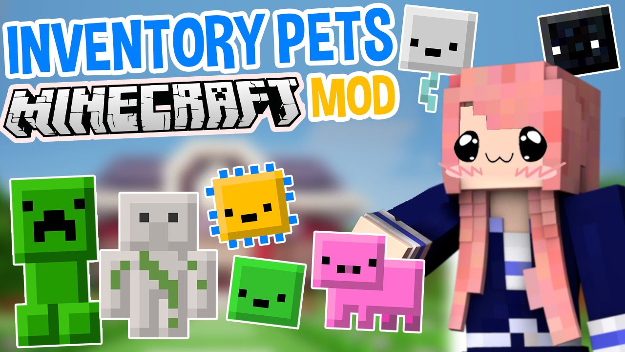 Inventory Pets | Super Cute Minecraft Mod