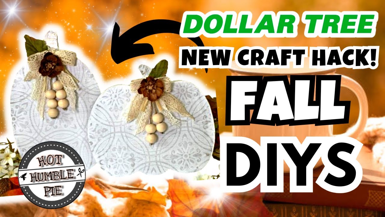 Dollar Tree DIY EASY FALL CRAFTS | Fall DIY Home Decor