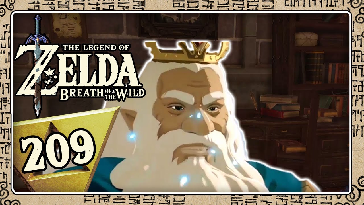 THE LEGEND OF ZELDA BREATH OF THE WILD Part 209: Das Studierzimmer des Königs in Schloss Hyrule