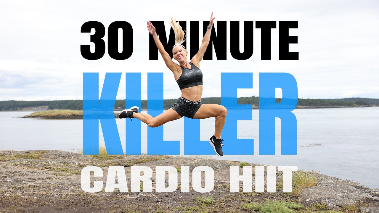 30 MINUTE HIGH IMPACT HIIT | Killer Cardio Workout | No Repeats | Ocean View