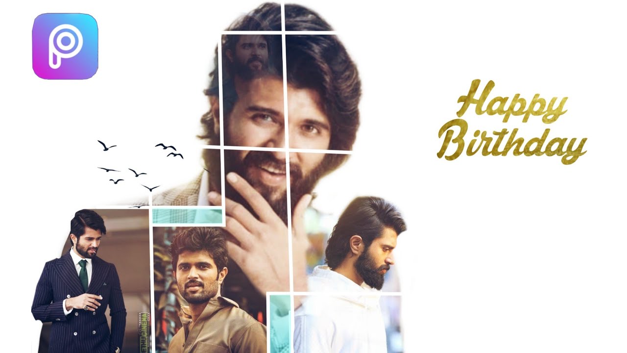 Birthday Editing in Picsart | Picsart Collage Editing | CDP Editing In Picsart