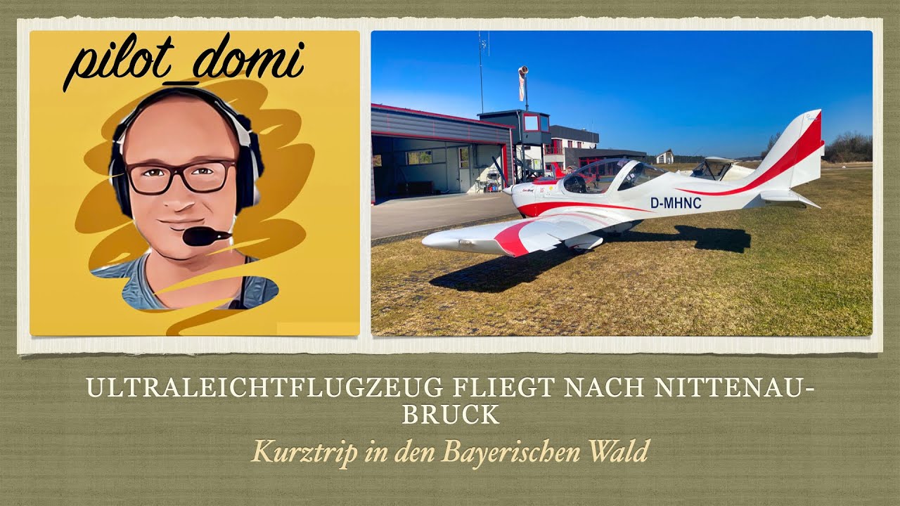 Ultraleichtflugzeug fliegt nach Nittenau-Bruck /Mit Verkehrswarnung der FIS vor Rettungshubschrauber