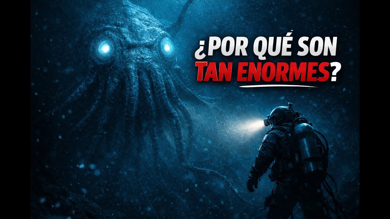 ¿Por qué las criaturas de las profundidades marinas crecen tan terriblemente Enormes?