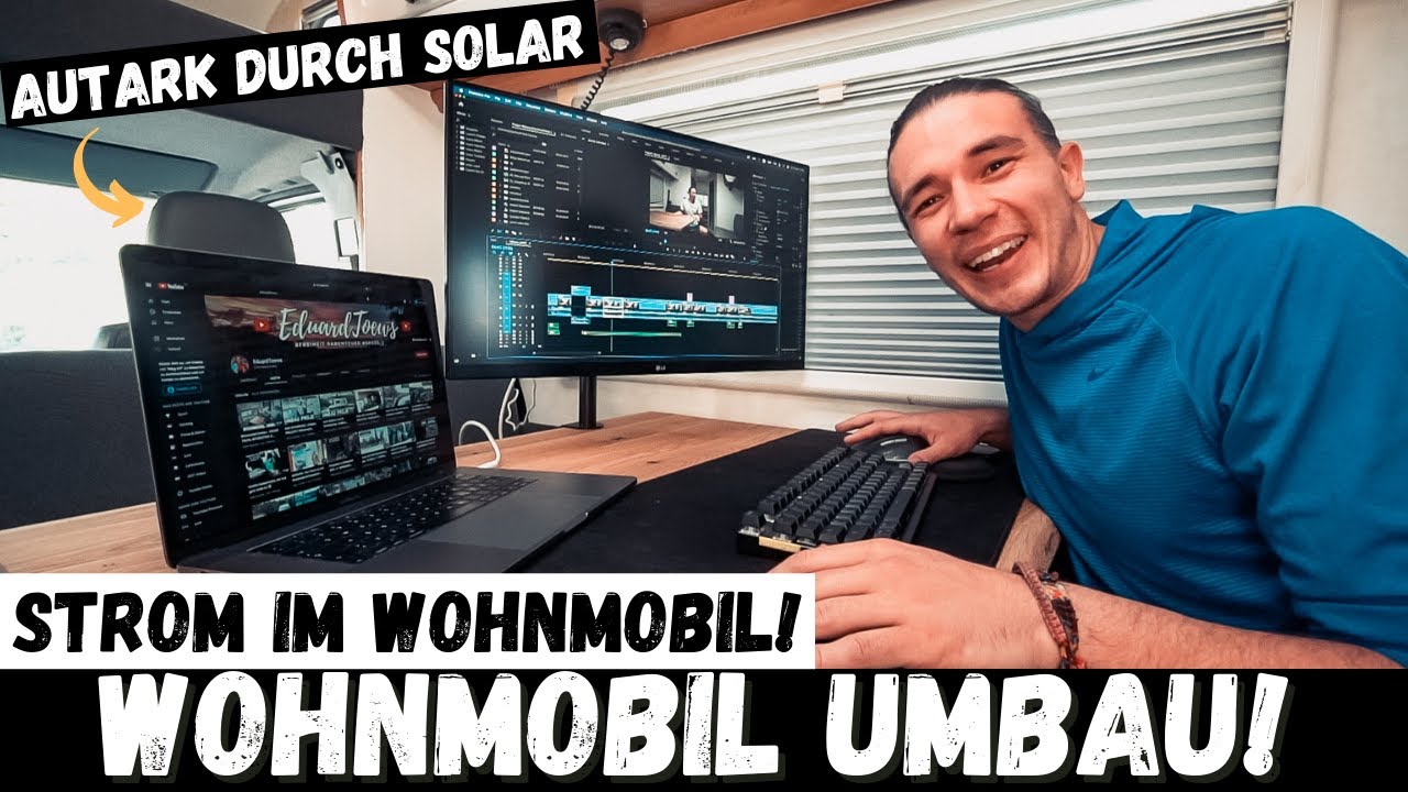 Endlich vernünftig im Wohnmobil arbeiten! (2500€ Update)