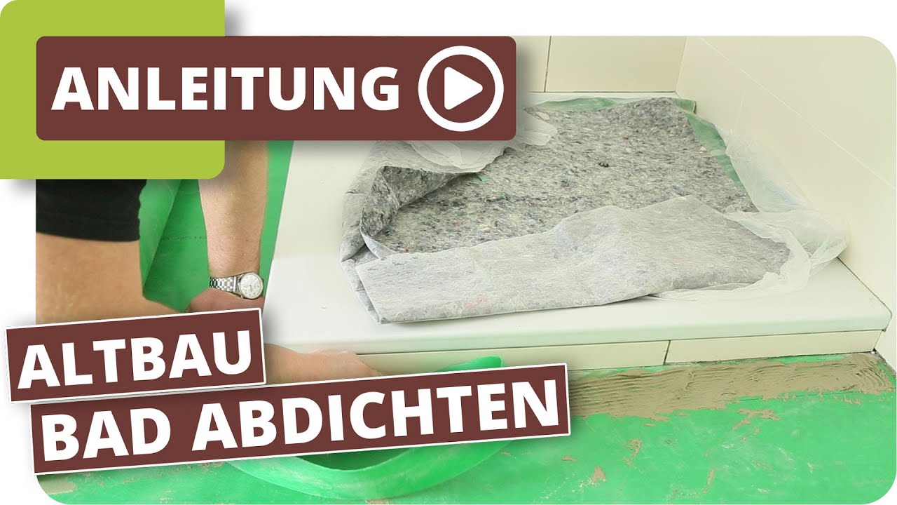 Badezimmer Altbau - Holzboden richtig aufbauen und abdichten