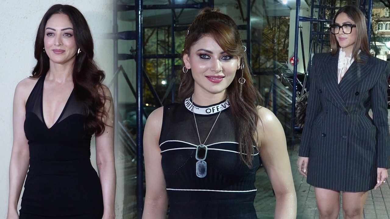 Mrunal Thakur, Urvashi Rautela & Sandeepa Dhar Spotted At The Screening Of ”Do Deewane Seher Mein”