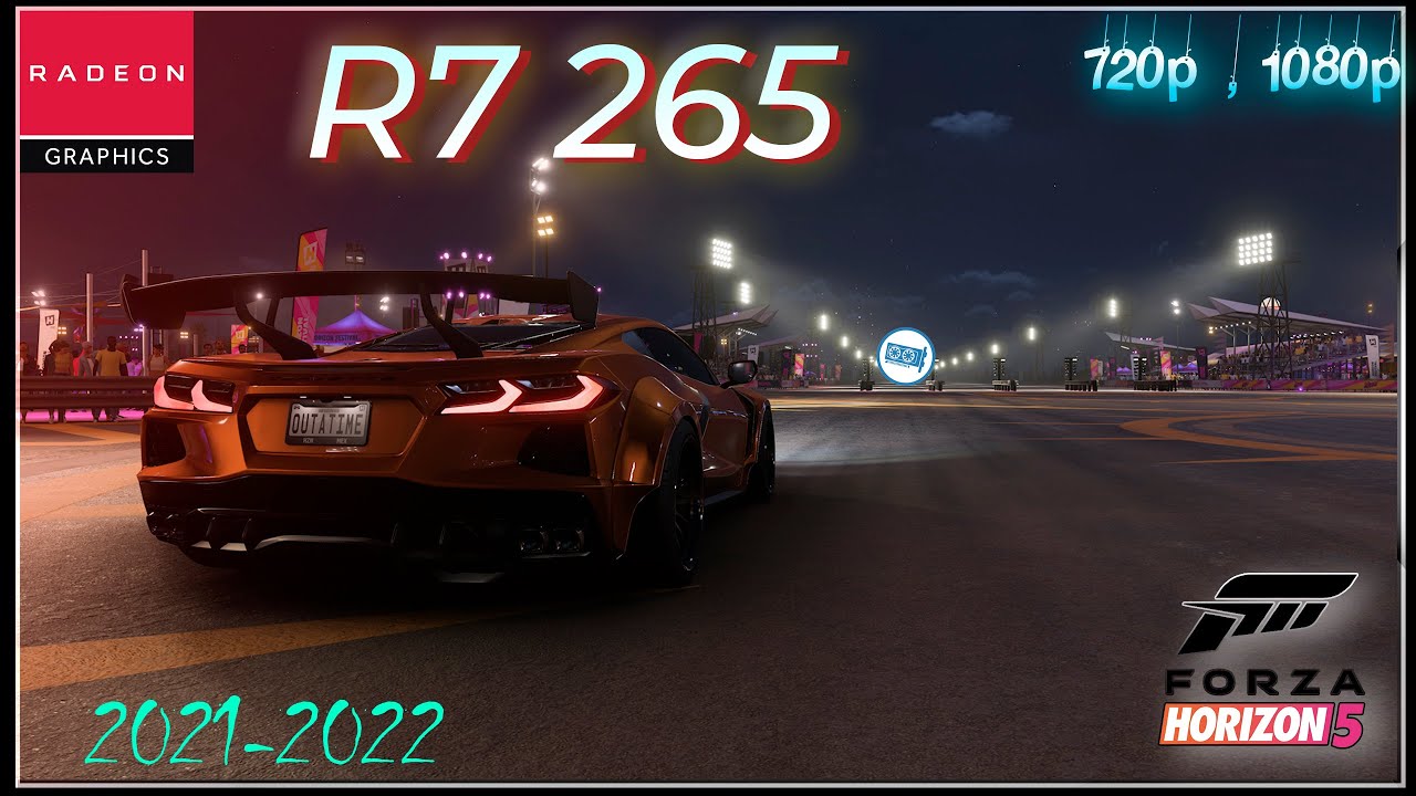 Forza Horizon 5 on AMD R7 265        |  Ryzen 5 & 16GB RAM