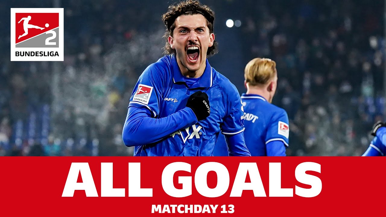 The 2. Bundesliga All Goals Show | Matchday 13