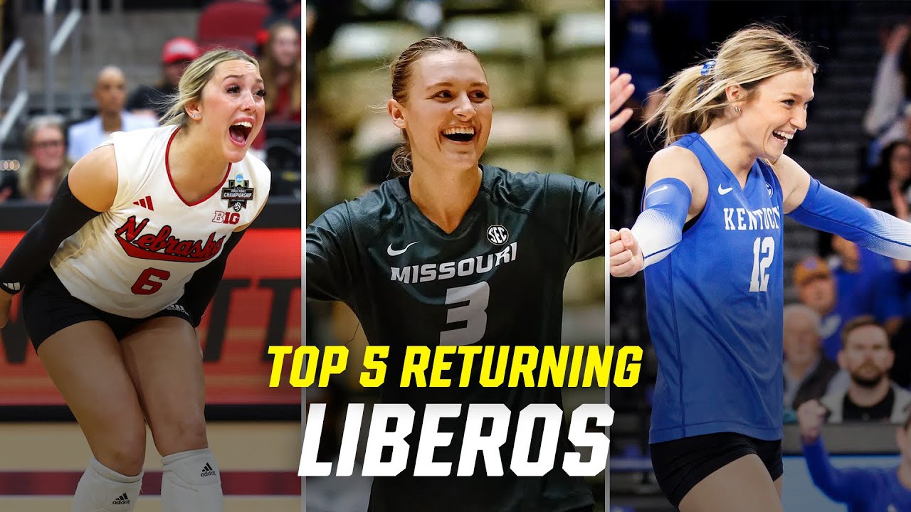 Top 5 returning liberos for the 2025 NCAA women's volleyball season