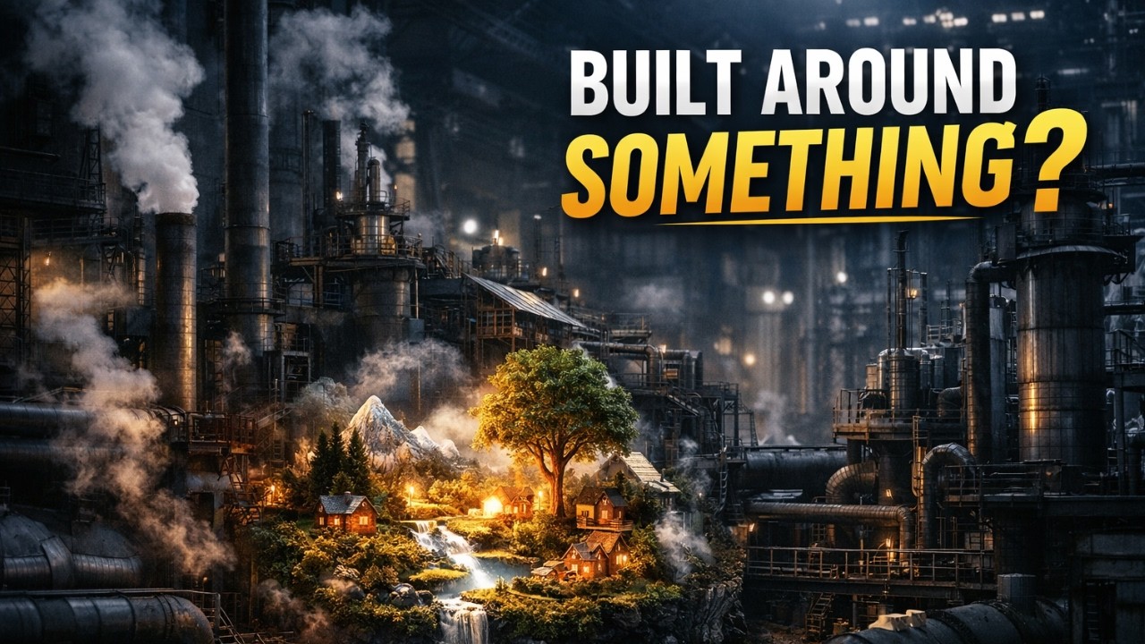 This Factory Was Built Around Something | Surreal Miniature World