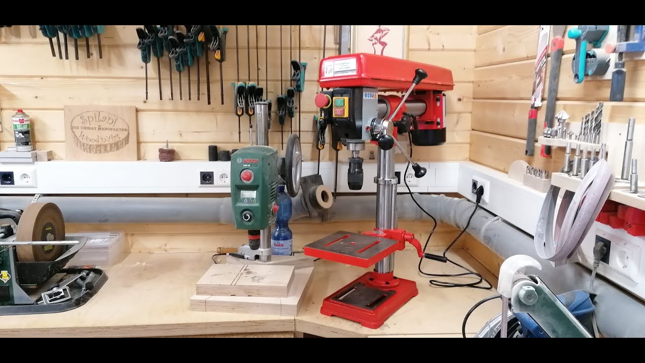 Holzmann Ständerbohrmaschine mit Radialverstellung SB3116RMN - unboxing