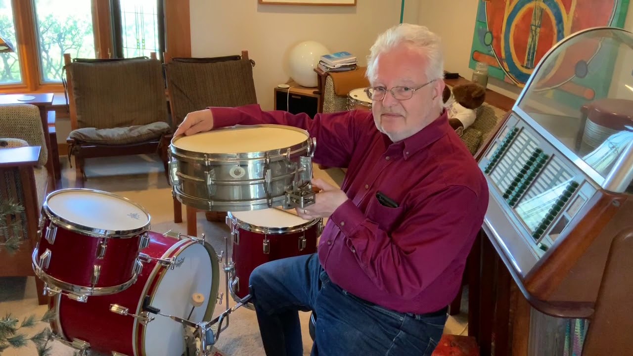 Steve Maxwell Ludwig Silver Anniversary 5x14 Super Sensitive Snare Drum