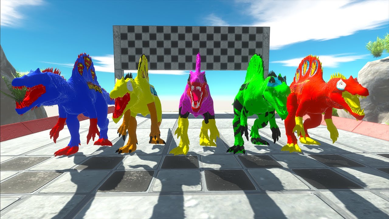 Spinosaurus Superhero Vs King Kong Marvel Hunting Found Jurassic World Ev Race Championship