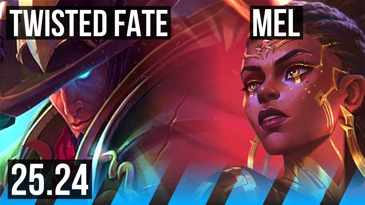 TWISTED FATE vs MEL (MID) | KR Challenger | 25.24