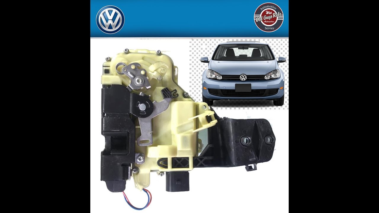 Restauração da Fechadura Elétrica VW Jetta, Polo, Golf, Passat, Beatlle 5k1837015AS