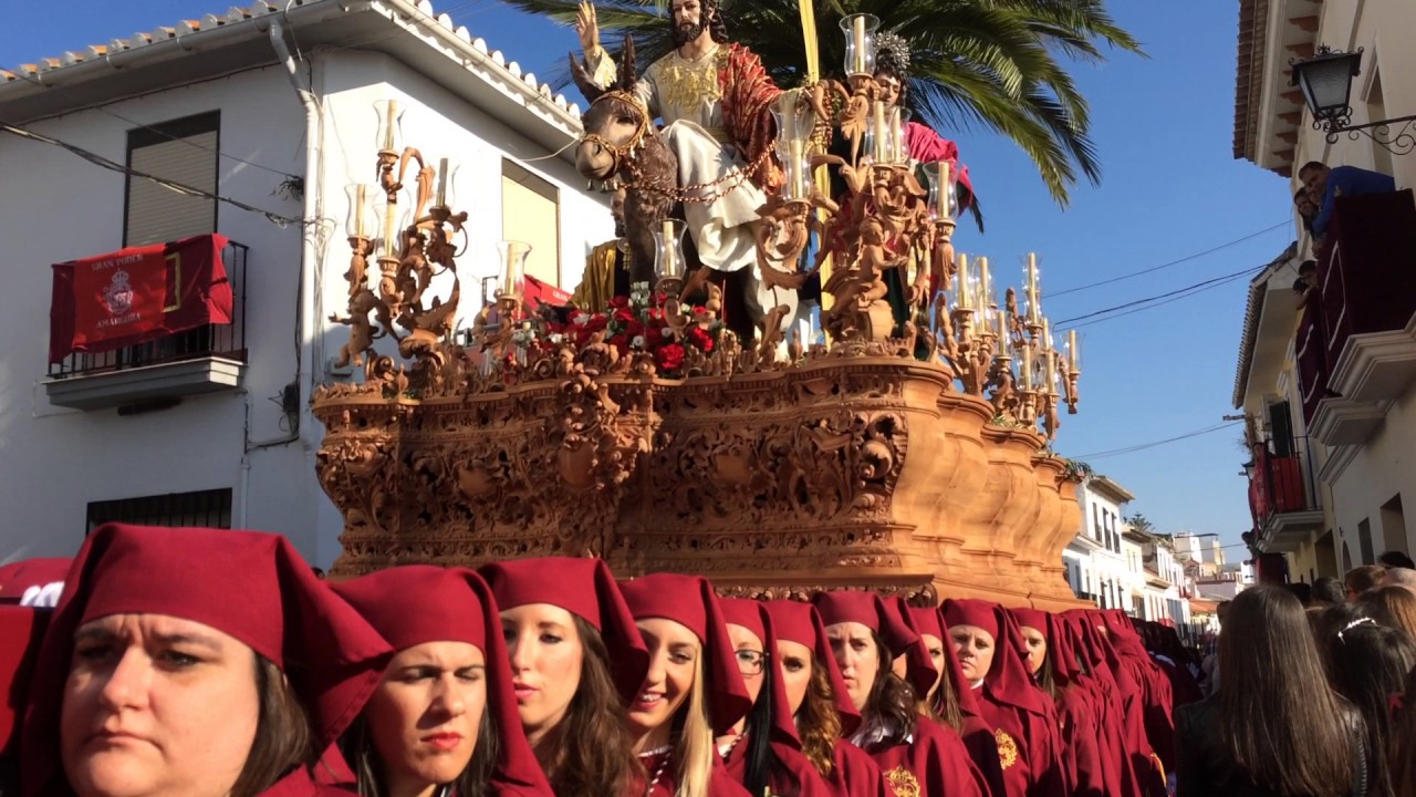 Palmzondag Processie in Velez-Malaga 9 april 2017