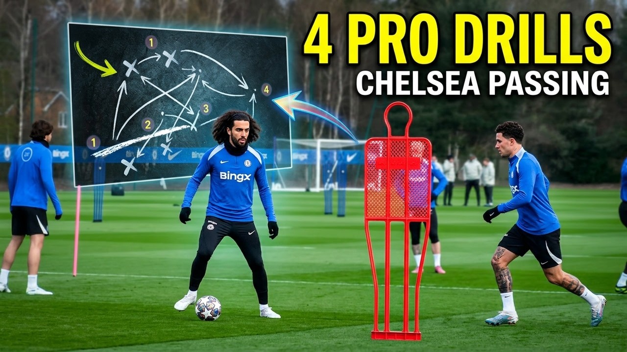 ✅ Chelsea FC / ''Great'' Passing Warm Up Drills / 4 Drills