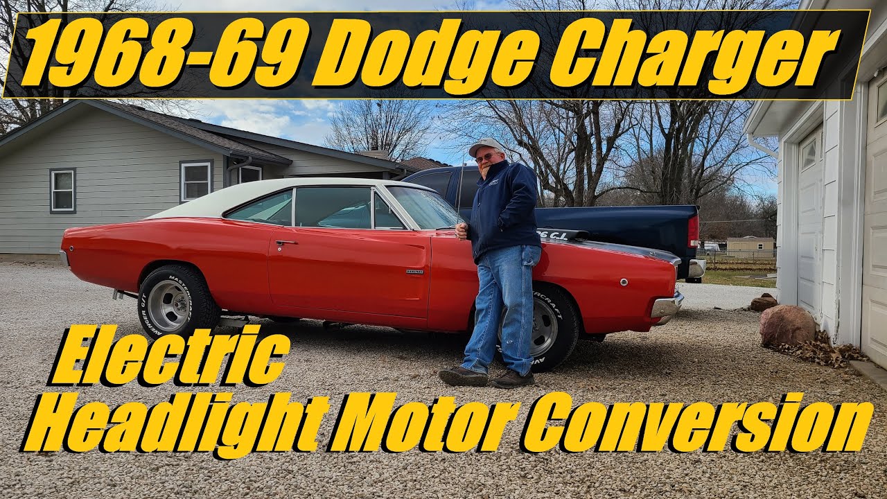 Электрическая фара Dodge Charger 1968-1969 годов