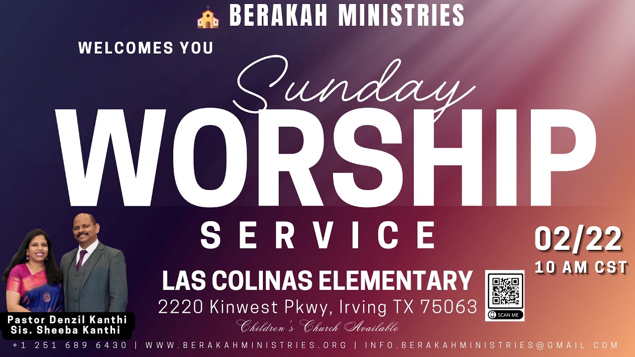 BERAKAH MINISTRIES - SUNDAY SERVICE 02/22/2026