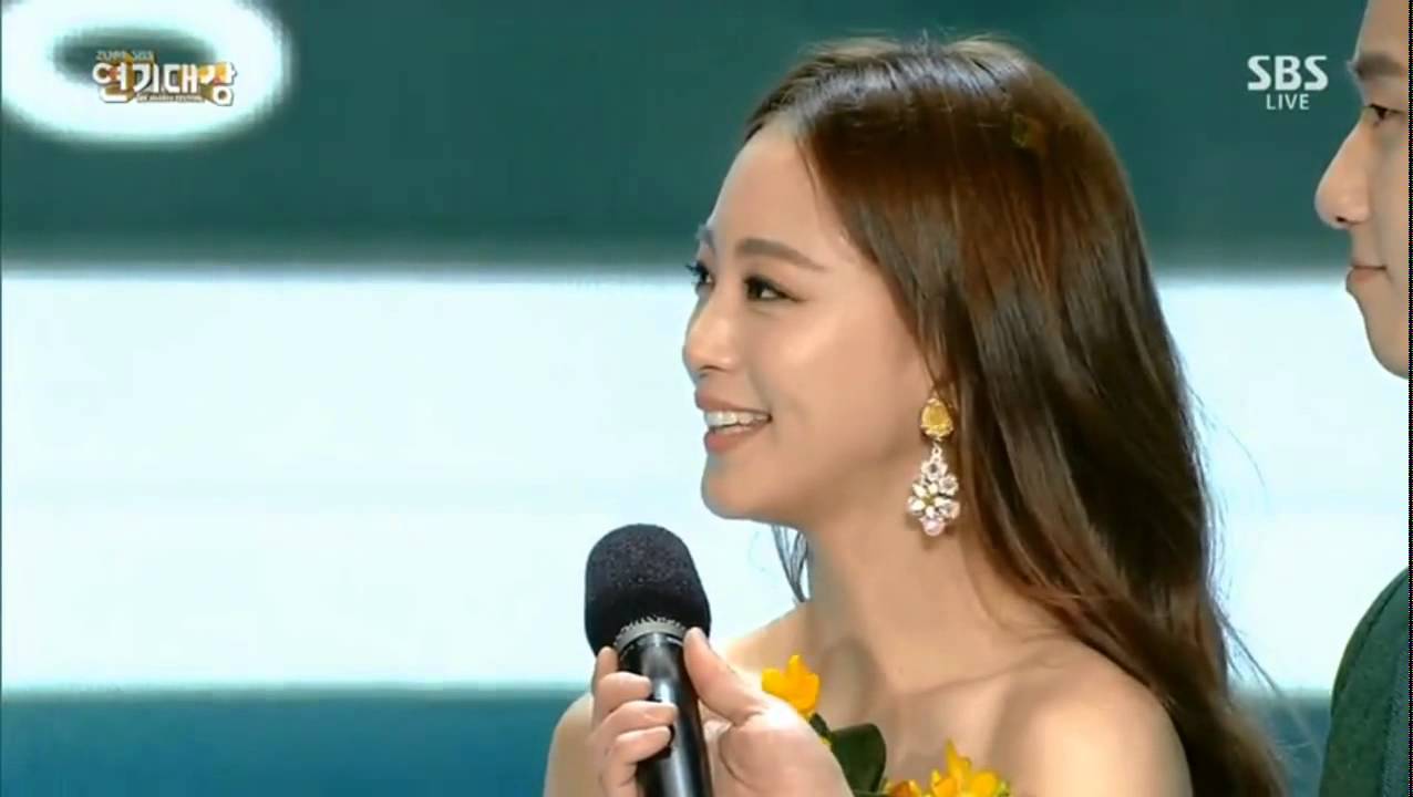 [141231]Joo Sang wook & Han Ye Seul Best Couple SBS Drama Awards 2014