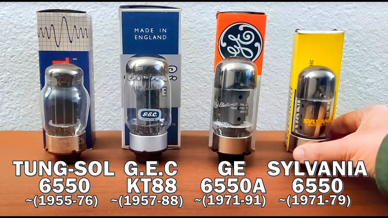 NOS 6550 & KT88 Vintage Tubes Intro - TungSol, GEC, GE, Sylvania for McIntosh MC275, Headphone Amps