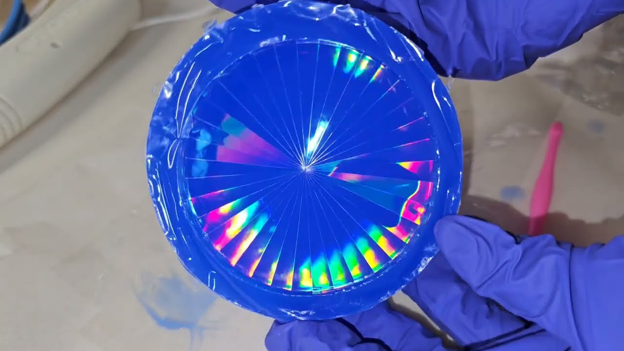How to make holographic silicone molds step by step