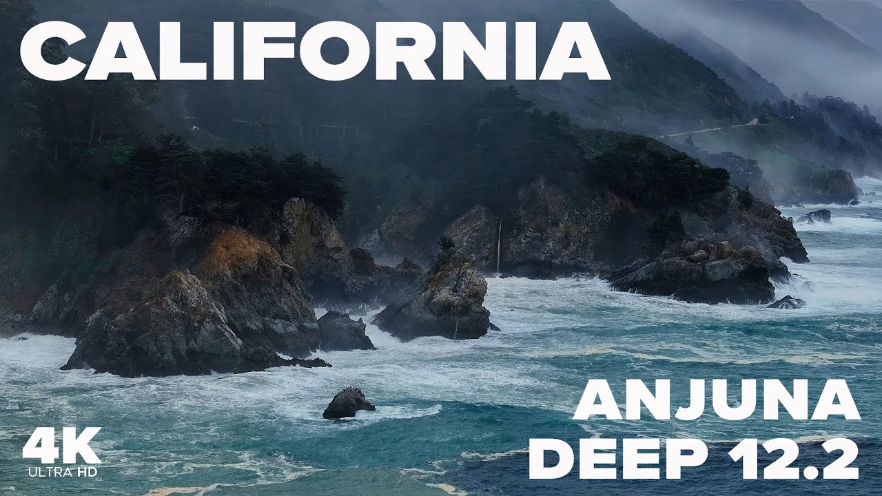 Ocean Therapy with Anjunadeep 12.2 | California Coast in 4K | Relaxation Film