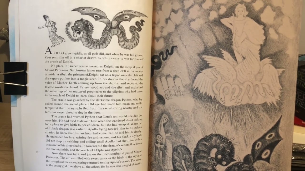 The Myth of Apollo and Artemis from D&rsquo;Aulaires&rsquo; Book of Greek Myths