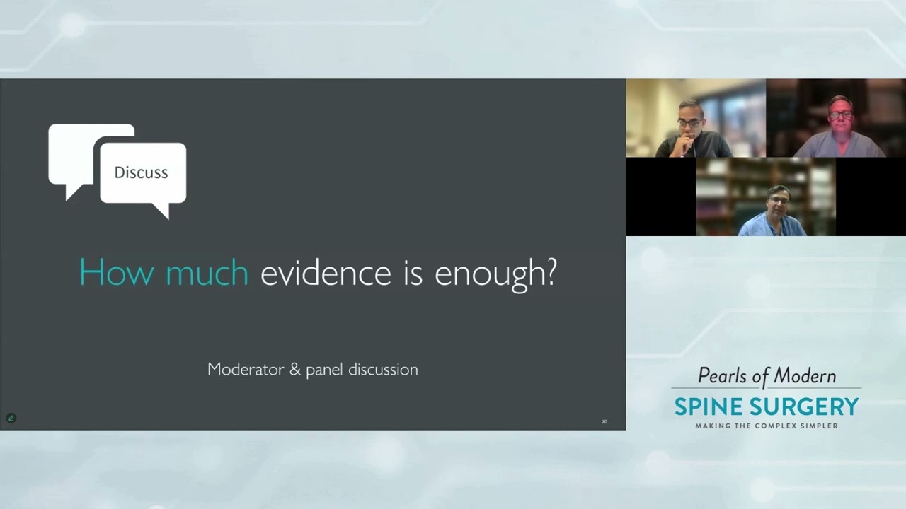 Level I evidence speaks for itself