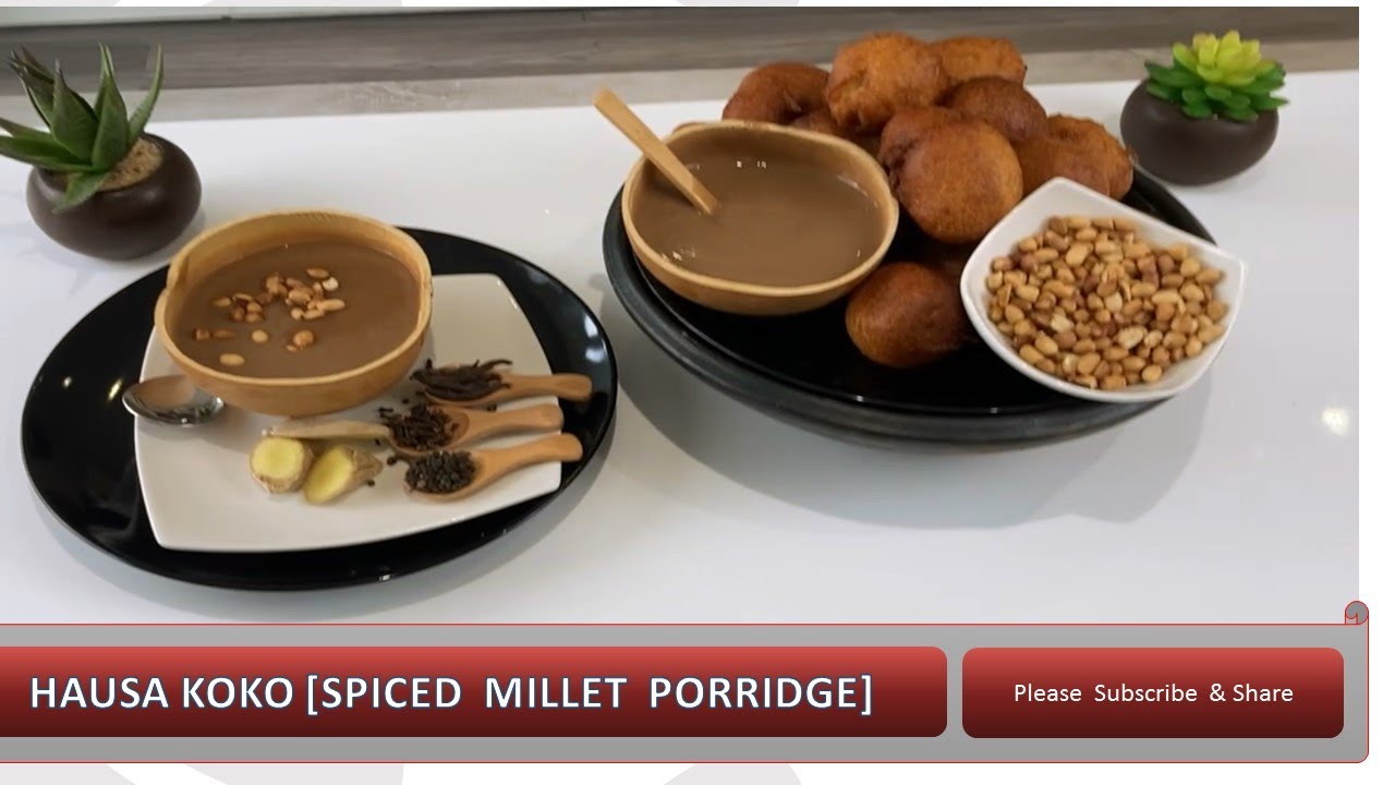 🇬🇭HAUSA KOKO RECIPE FROM SCRATCH | SPICED MILLET PORRIDGE  🇬🇭 GHANA BREAKFAST PORRIDGE