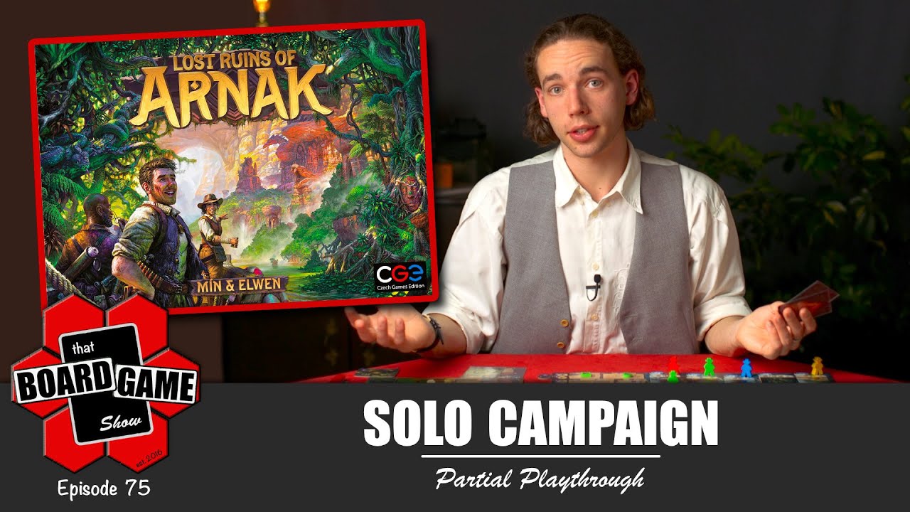 Lost Ruins of Arnak | Solo Campaign | Partial Playthrough