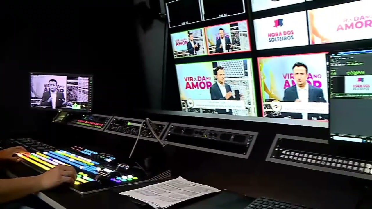 Processos de produ&ccedil;&atilde;o um programa de TV.