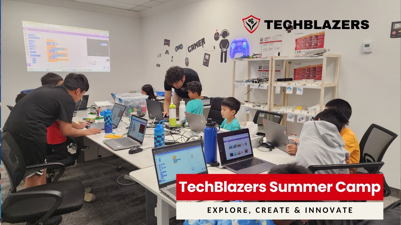 Explore, Create, Innovate: TechBlazers Summer Camp Adventure!