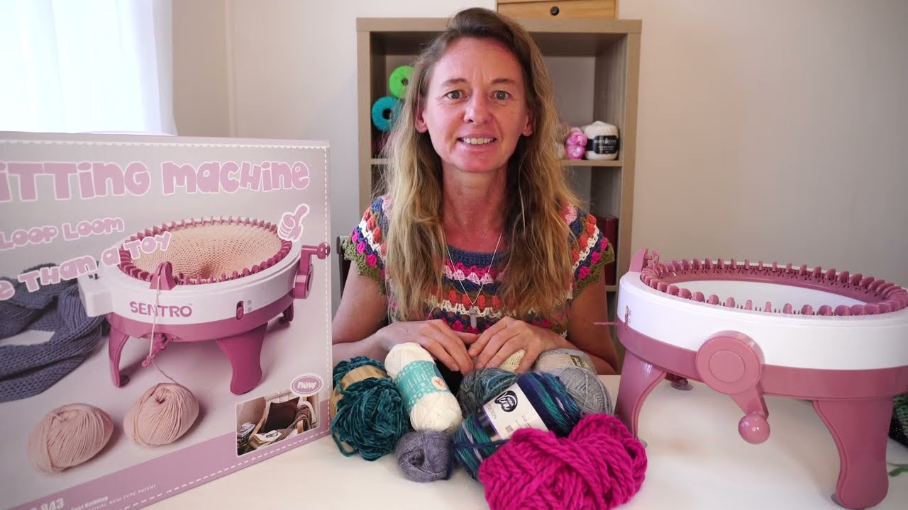 BEST YARNS to use with SENTRO machine 48 Needles ! #sentro #knittingmachine #knittingpatterns