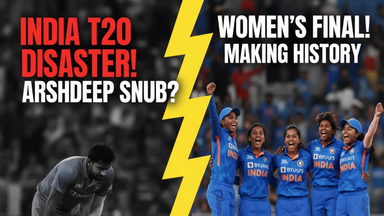 India's T20 Meltdown: Arshdeep Snub & Batting Chaos! | Women's World Cup Final Berth!