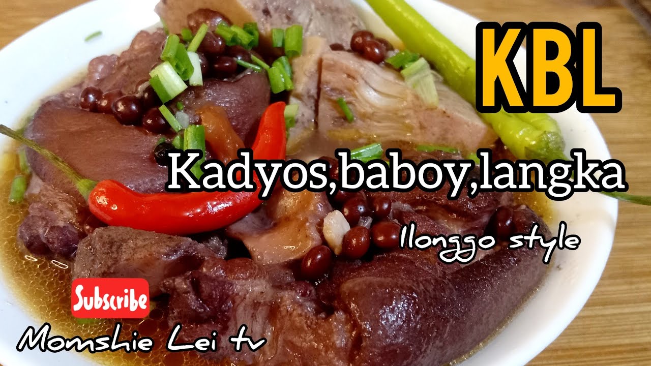 KBL (kadyos,baboy,langka) ilonggo style recipe