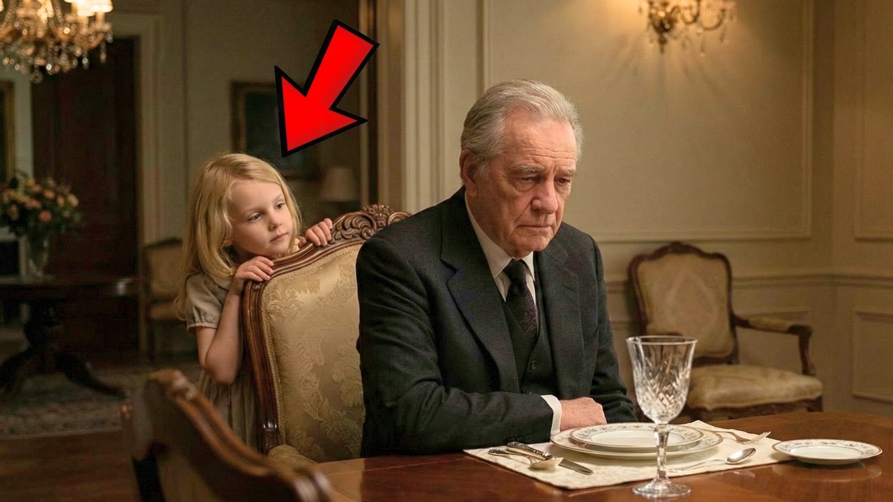 MILLONARIO SIEMPRE CENABA SOLO HASTA QUE LA HIJA DE LA LIMPIADORA LE SUSURRÓ AL OÍDO EL SECRETO...