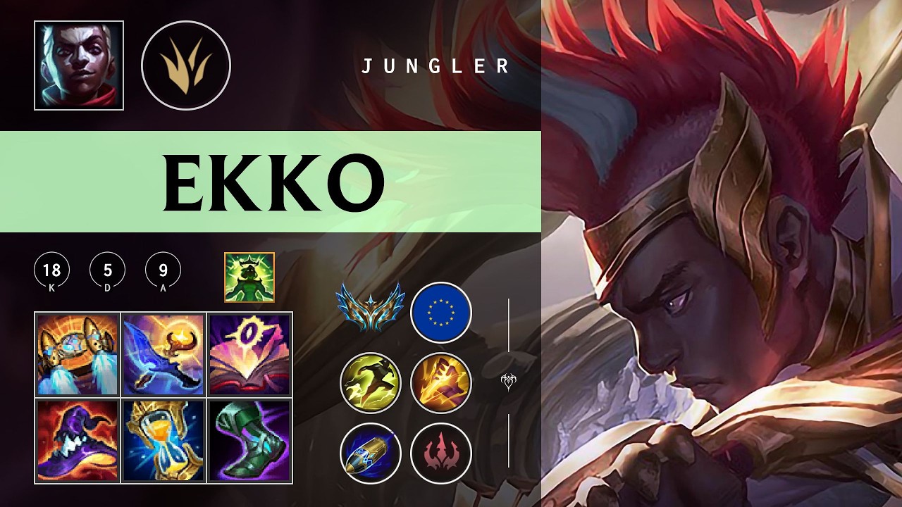 Ekko Jungle vs Viego - EUW Challenger Patch 26.05