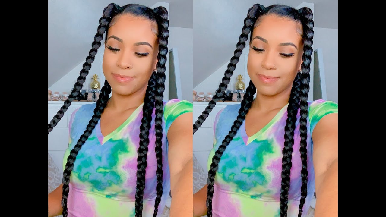 4 Jumbo Braids (EASY) 💁🏻‍♀️