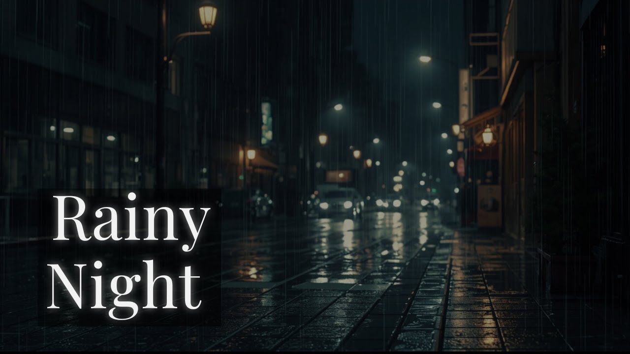 Quiet Rain Night 🌧️ Ambient Lofi Jazz to Relax