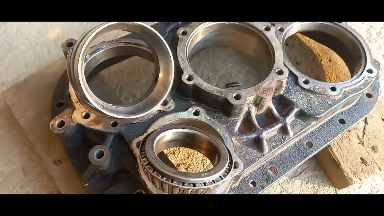 SHACMAN  F 3000 замена КПП задний  корпус  12JSDx 220 TA-B