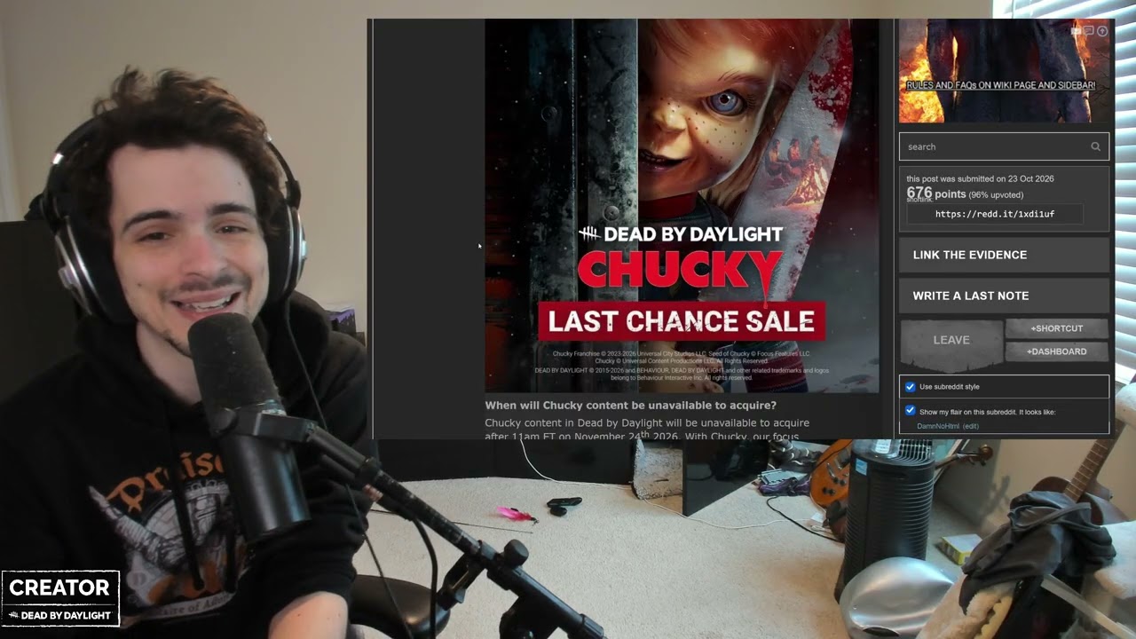 Behaviour Loses the Chucky License for Dead by Daylight