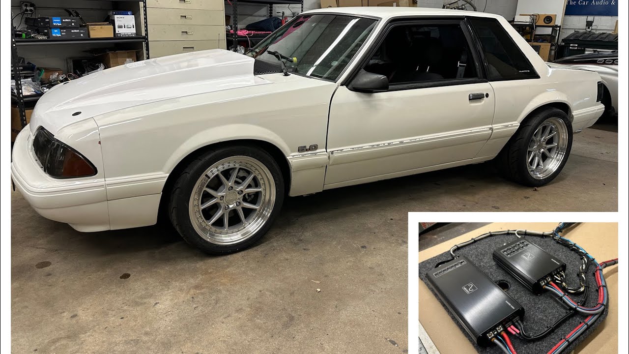 1989 Ford Mustang Audio Upgrade. Arc Audio | Hertz | Wavtech