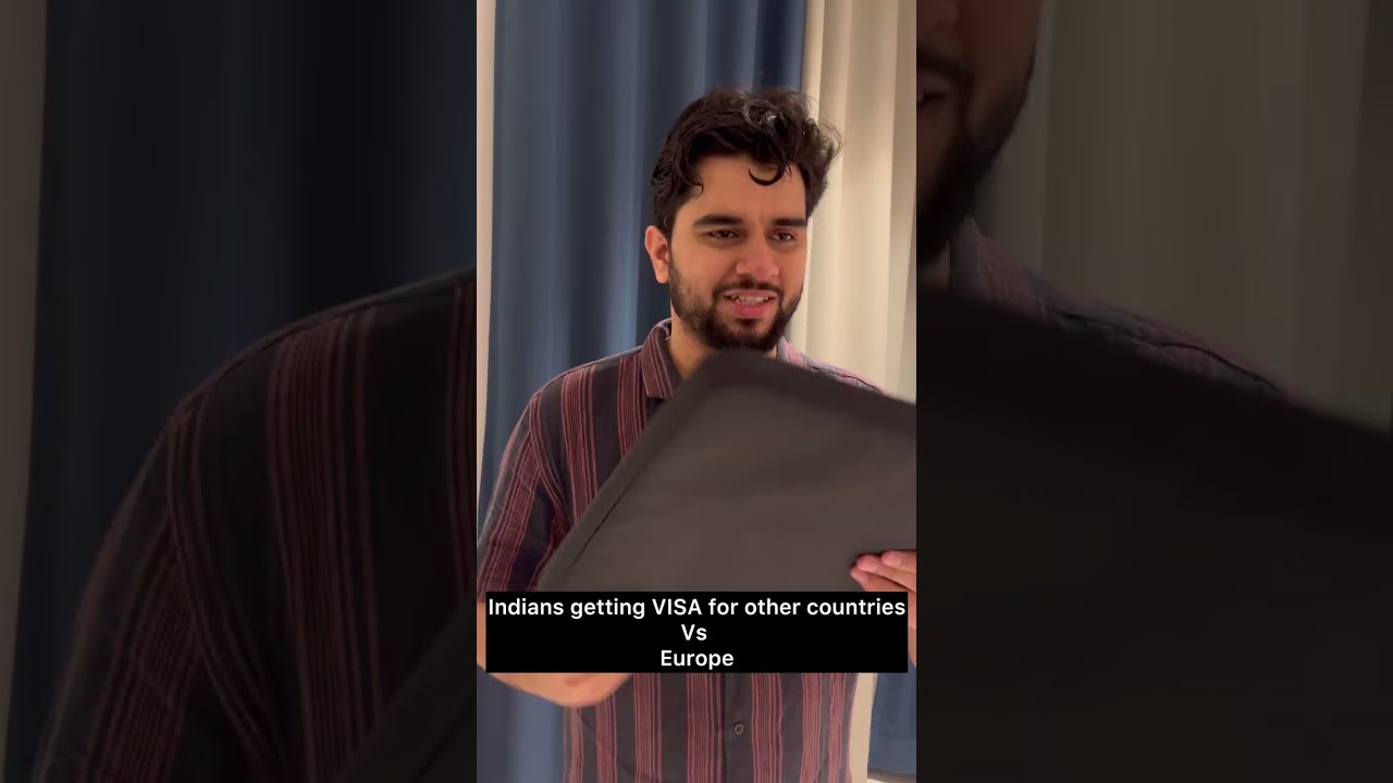 Indians getting VISA for other countries Vs Europe ✈️ | Sachin Awasthi | #comedy #shorts #travel