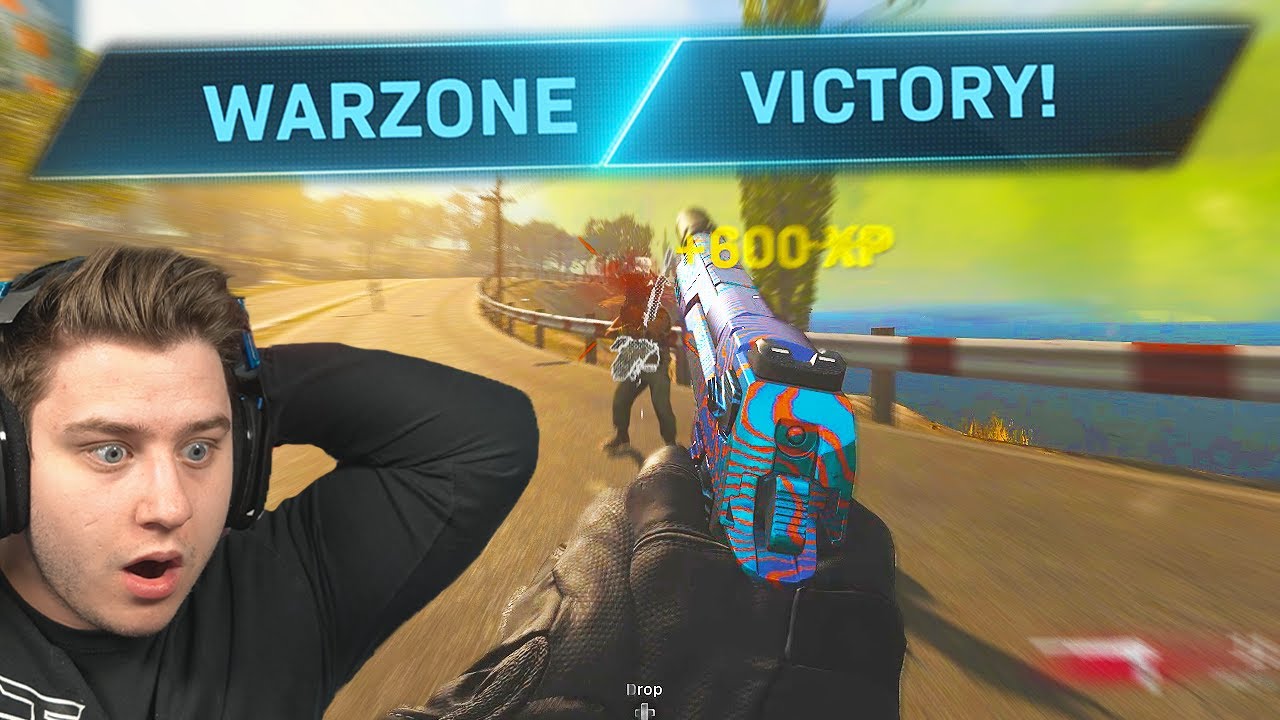 the Pistol Only Warzone Win..