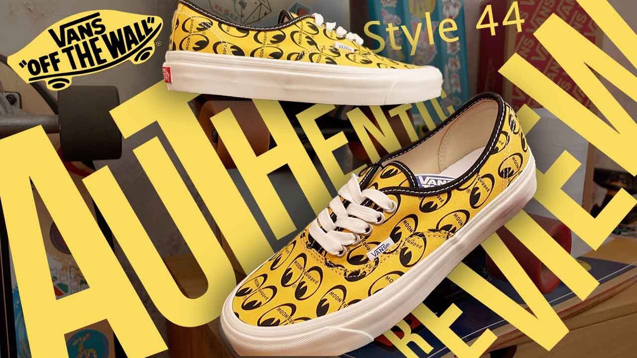 VANS's 1'st Sneakers, with a Paint job: Authentic Style 44 Mooneye Anaheim Factory REVIEW
